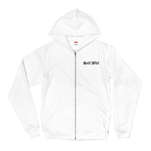 Load image into Gallery viewer, &#39;Nobody Cares&#39; Self-Will Logo Zip Up Hoodie
