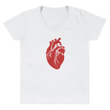 Load image into Gallery viewer, &#39;Heart Logo&#39; Women&#39;s V-Neck
