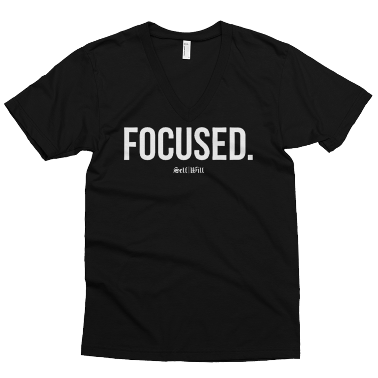 'Focused' Men's V-Neck