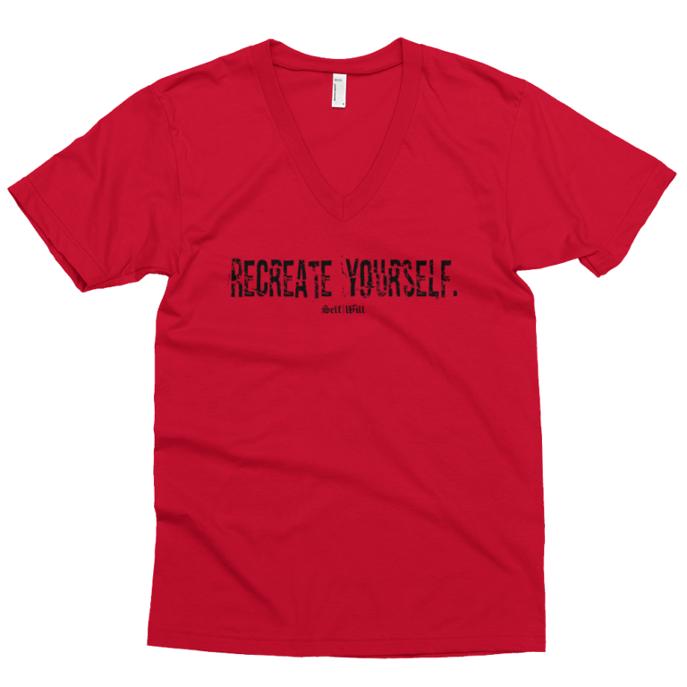 'Recreate Yourself' Men's V-Neck