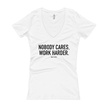 Load image into Gallery viewer, &#39;Nobody Cares&#39; Women&#39;s V-Neck
